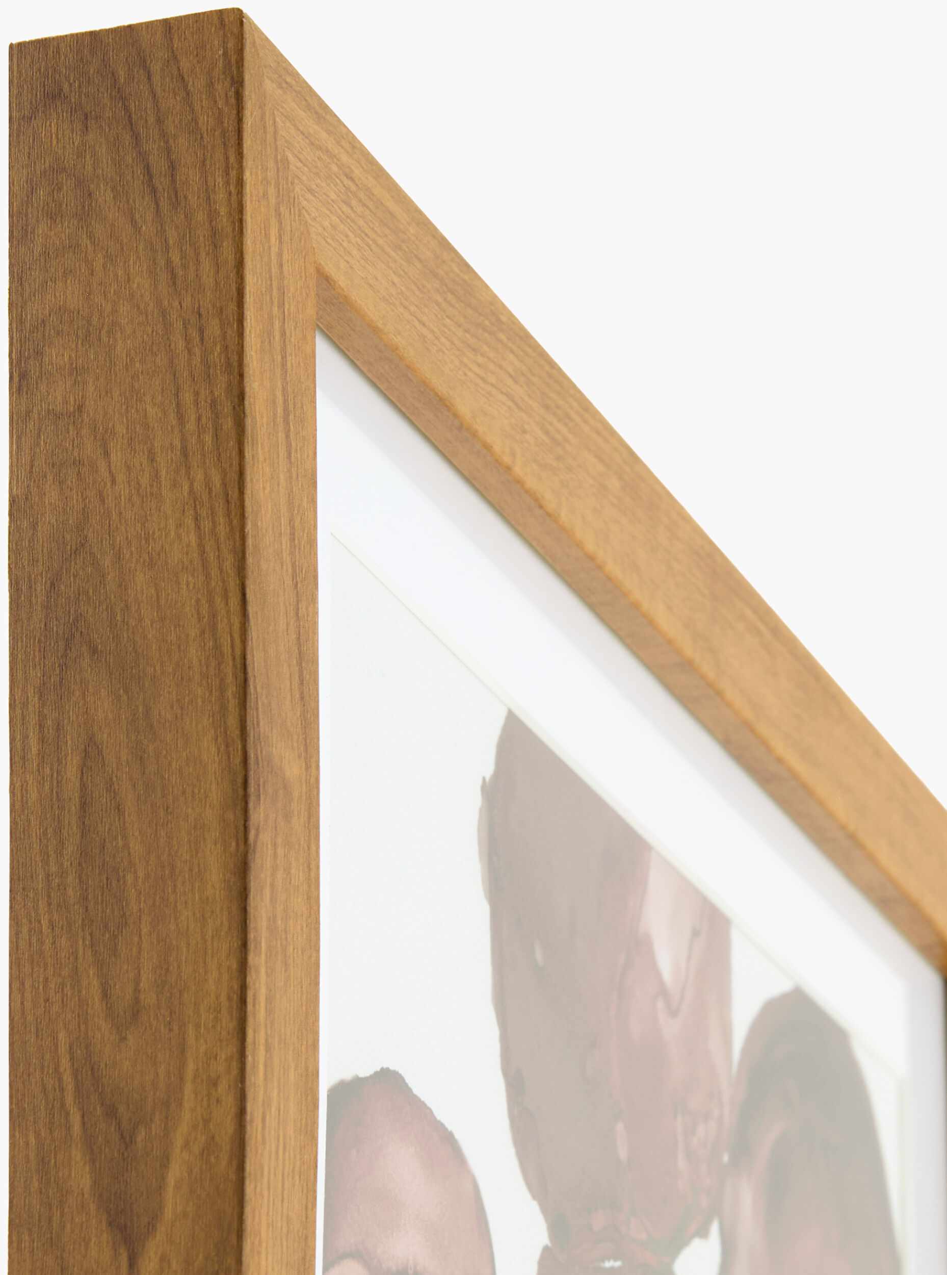 Rich Brick Red Modern Framed Wall Art for modern gallery walls